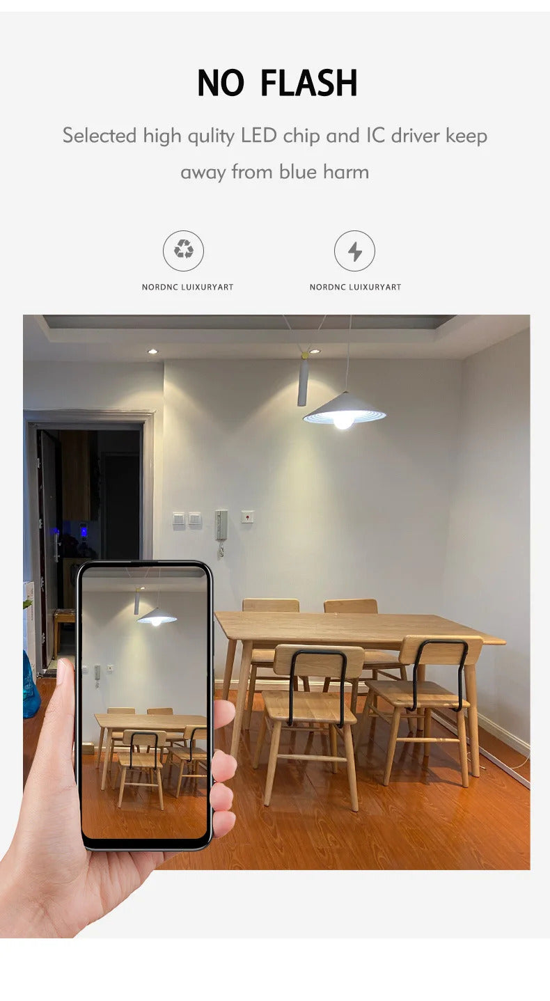 Modern minimalist Linear pendant light Nordic Industrial hanging light