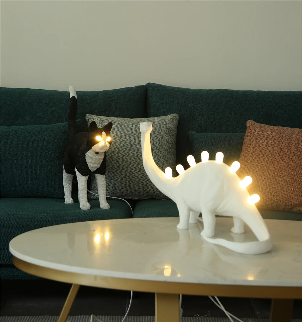 JURASSIC Dinosaur Table Lamps art Decor kawaii room decor lights