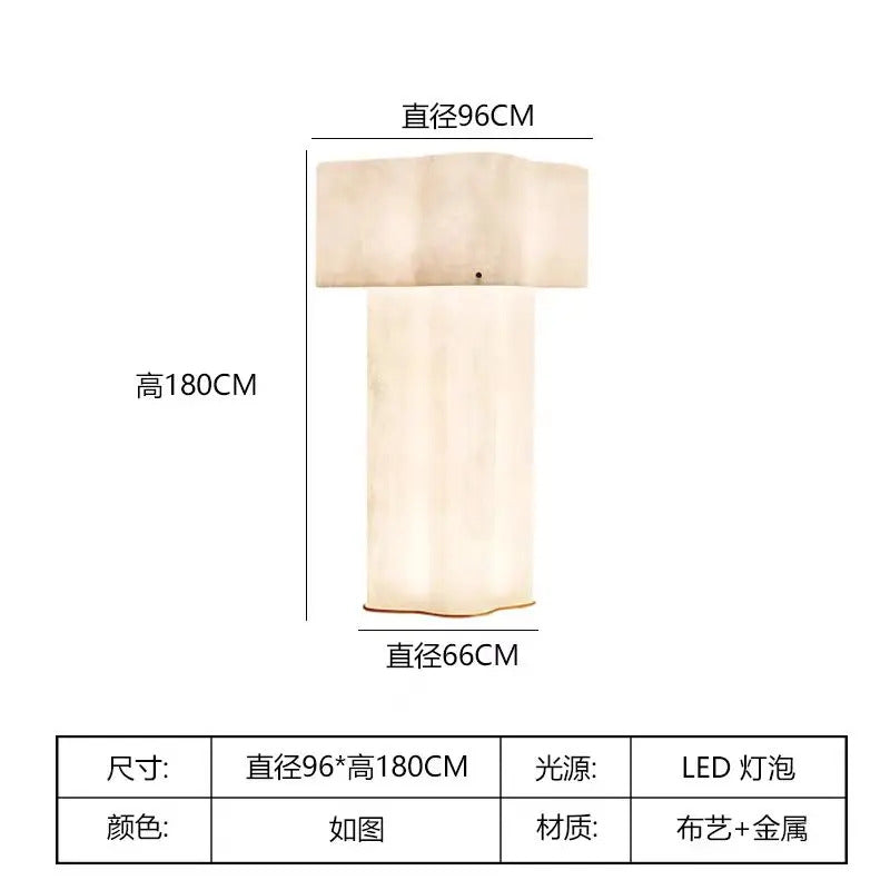 Nuvola Cloud Pendant Lamp Designer Hand-made Curved Fabric Lamp