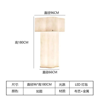 Nuvola Cloud Pendant Lamp Designer Hand-made Curved Fabric Lamp