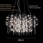 Luxury Stainless Steel Chandelier Modern Chrome LED Firefly Ceiling Chandelier