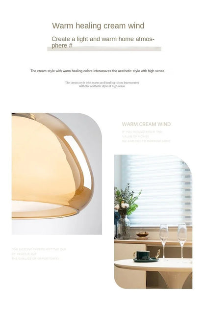 Danish Jelly Pendant lamp Bedroom bedside lamp