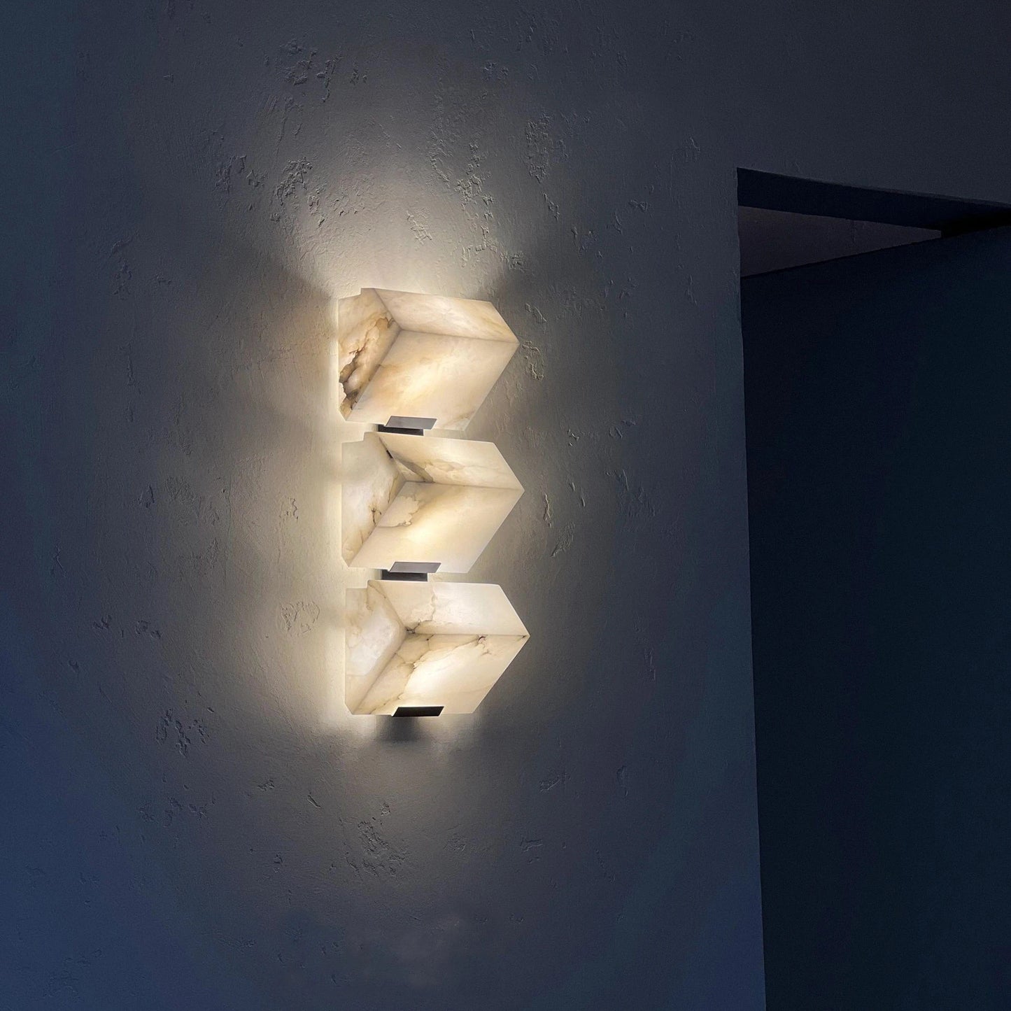 Modern Texture White Marble outdoor wall lamp corridor entry hall hotel bedside night lamp