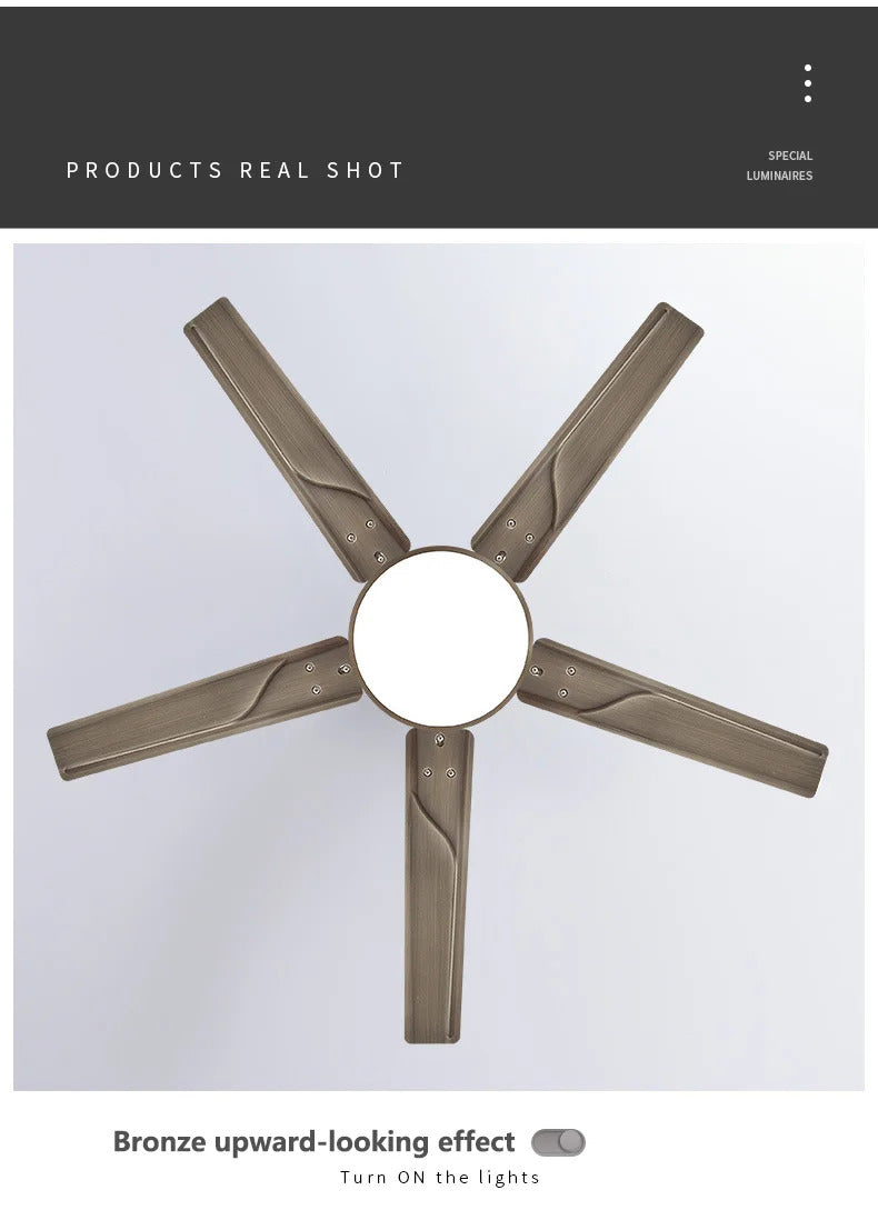 42/52-inch low-floor ceiling fan with pure copper motor fan
