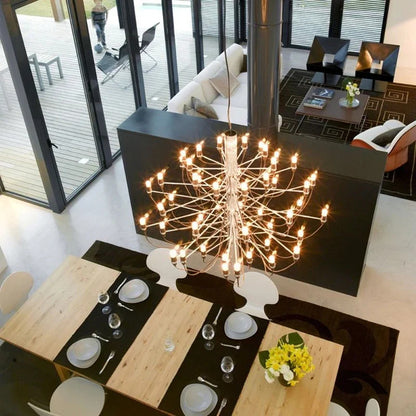 Italian Pendant Lights French Hanging art country Lamp for living room Kitchen Dining Room Villa duplex loft staircases lamp