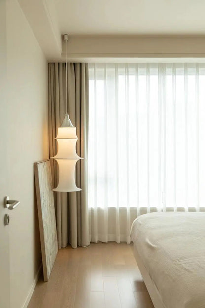 Nordic Minimalist Fabric Wabi Sabi Led Pendant Lights Bedroom Corner Bedside Lamp