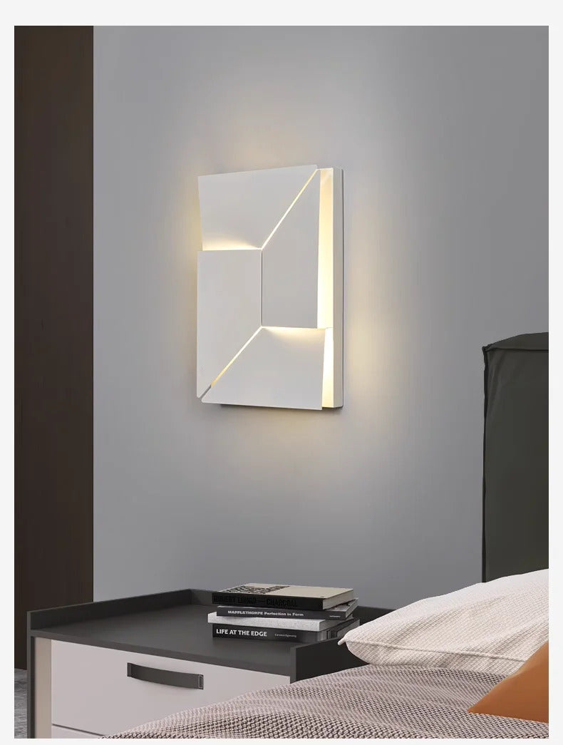 Outdoor Waterproof wall lamp Creativity 3D Model Led Sconce lights Square Wall lighting