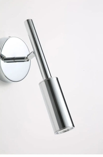 Modern Bauhaus silver small wall lamp Nordic simple bedroom bedside wall light