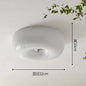 Cream Pudding Ceiling Lamp Bauhaus Glass Light Children's Room Bedroom Ceiling Lamp