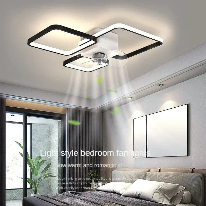 Nordic Ceiling Fan Lamp Home Living Room Modern Minimalist Restaurant Ceiling Lamp