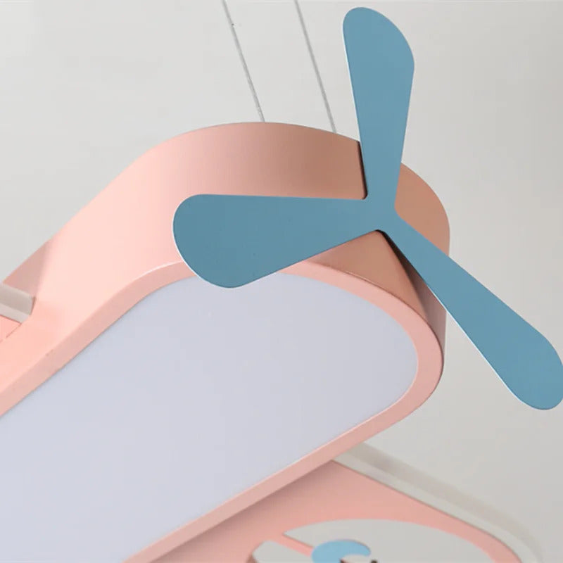 Modern Pink blue chandelier Led deco designer aircraft lamp