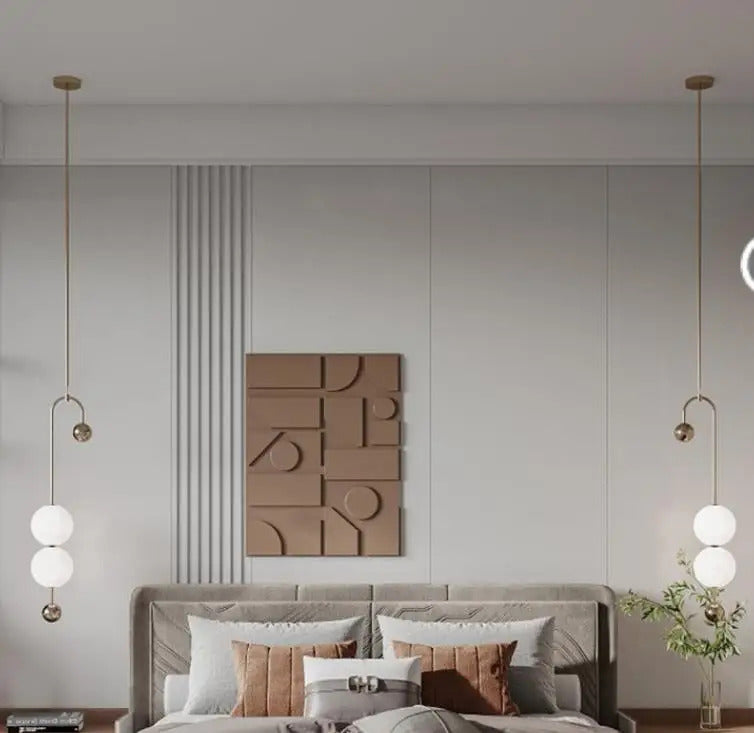 Black Gold Chandelier Pendant Nordic Modern lamp