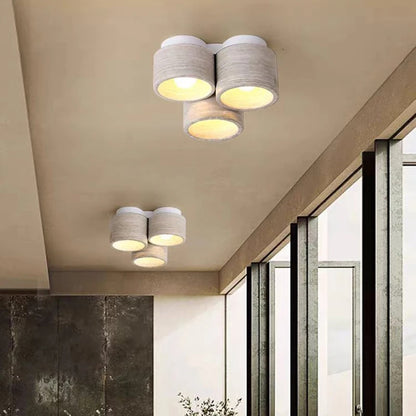 Trio Travertine Ceiling Light