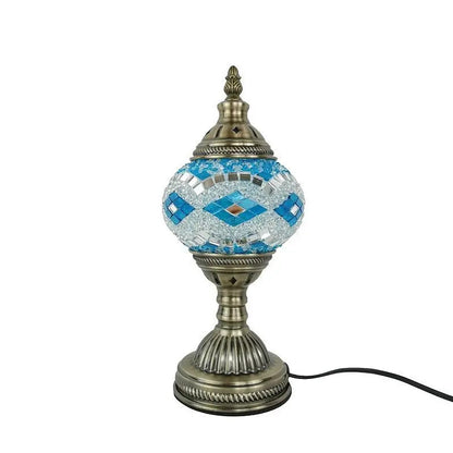 Turkish mosaic glass Table Lamp home bedside table lamp