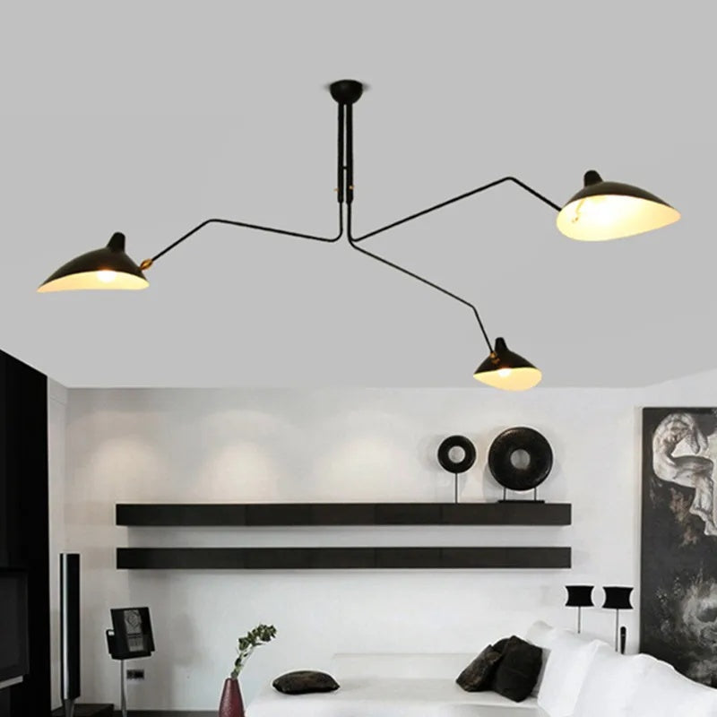 Multi-Arm Spider Ceiling Light 