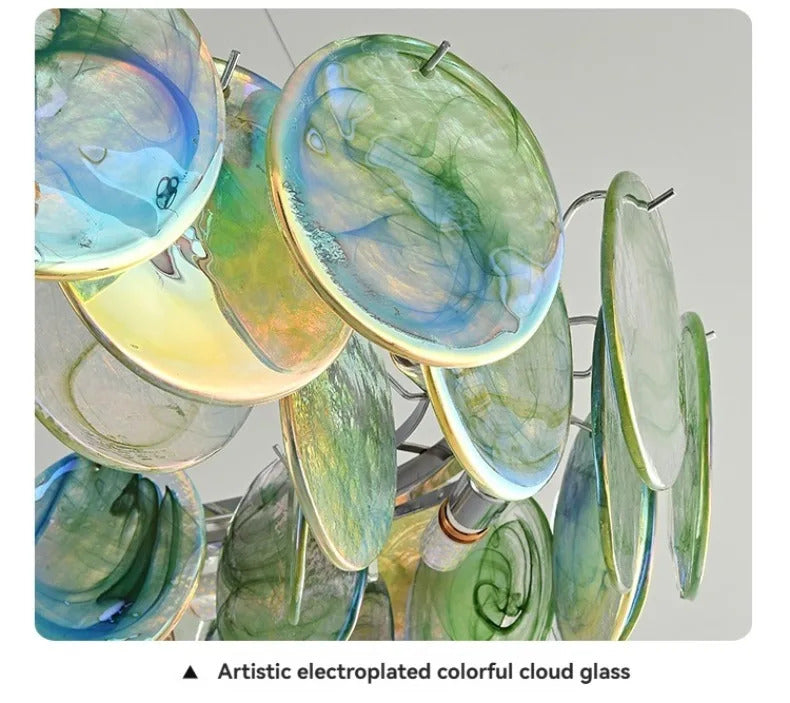 Camisa Murano Glass Chandelier Living Room art deco chandelier