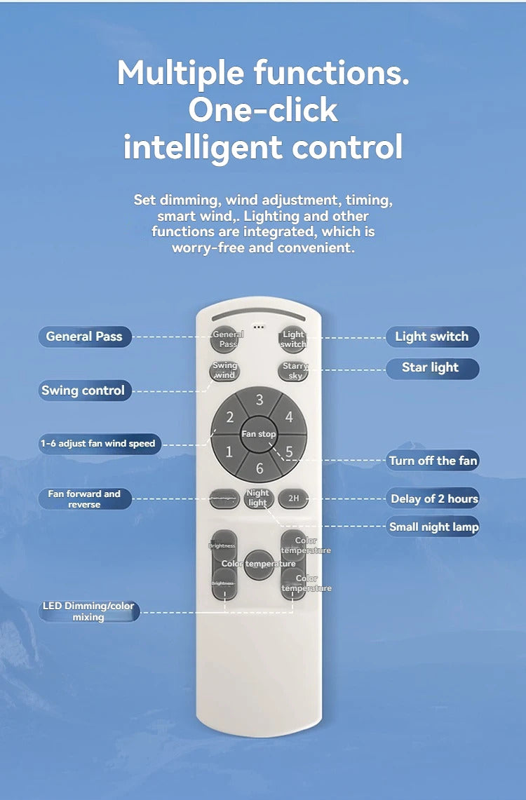 Modern Bladeless Ceiling Fans Round Flush Mount Fan Light