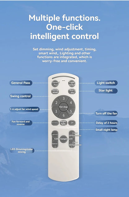 Modern Bladeless Ceiling Fans Round Flush Mount Fan Light