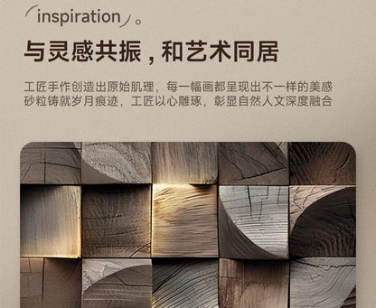 Italy Designer Geometric Wall Lamp Square Mounted Background Hallway Sconce lighting