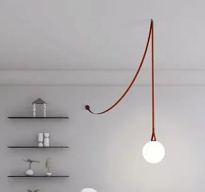 PLUSMINUS LED Belt Pendant lamp Trendy glass ball light