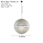 Danish design Moon Pendant light Italian Postkrisi Designer orb chandelier Atmosphere light