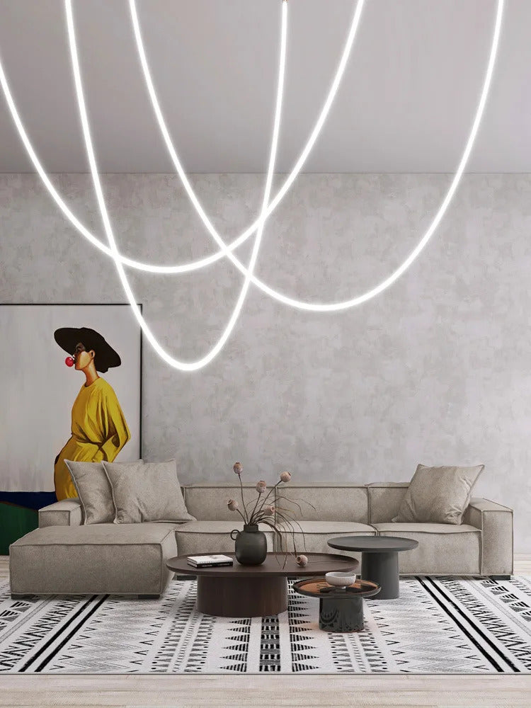 Tracer Loop Chandelier design interieur Light