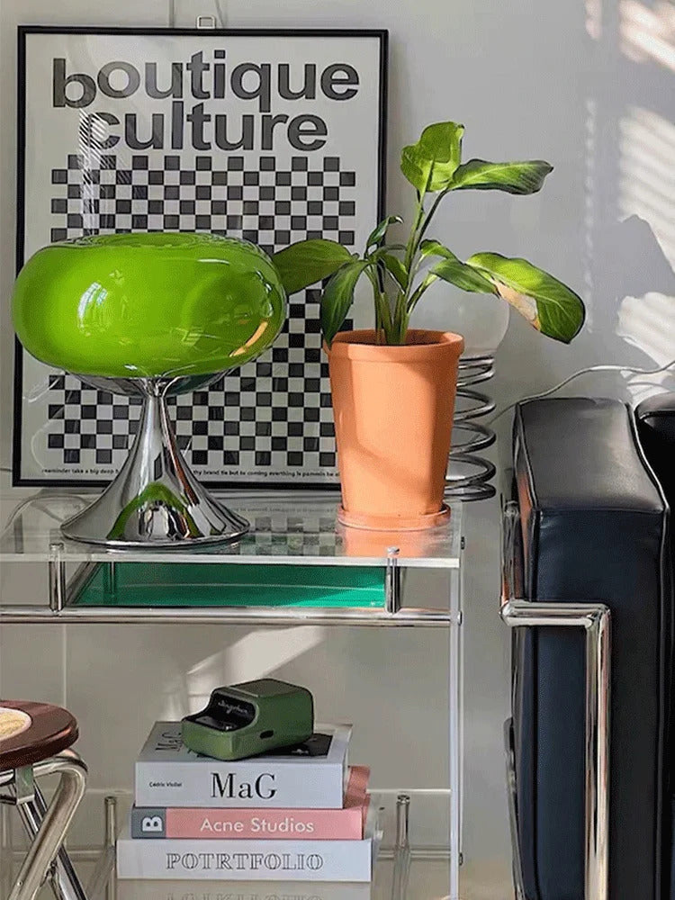 Designer Art Creative Table Lamp Bauhaus Warm Living Room Bedside Lamp LED Table Lamp Glass Decorative Study Reading Desk light