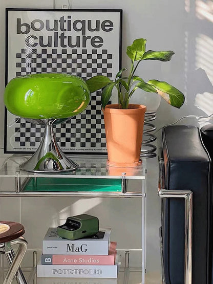 Designer Art Creative Table Lamp Bauhaus Warm Living Room Bedside Lamp LED Table Lamp Glass Decorative Study Reading Desk light