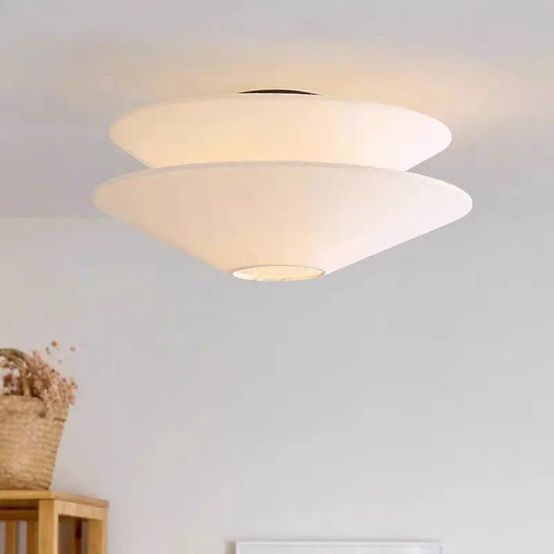 Gull Pendant Light Creative Umbrella Fabric Pendant Lamp