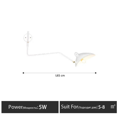 Designer Spider Serge Mouille Ceiling Lamp Black Industrial Ceiling Chandelier