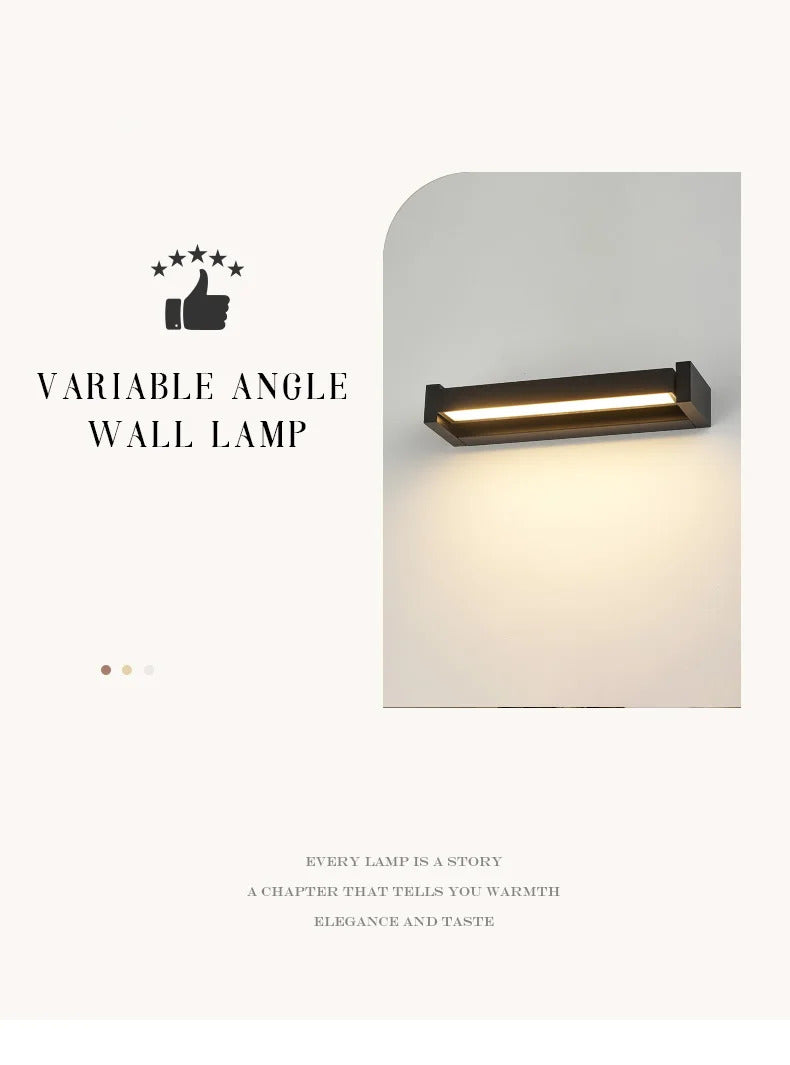 Modern waterproof Outdoor wall lamp Rotatable Courtyard landscape Corridor light