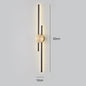 Modern Long Wall Lamp luxury minimalist black gold background LED Wall lights