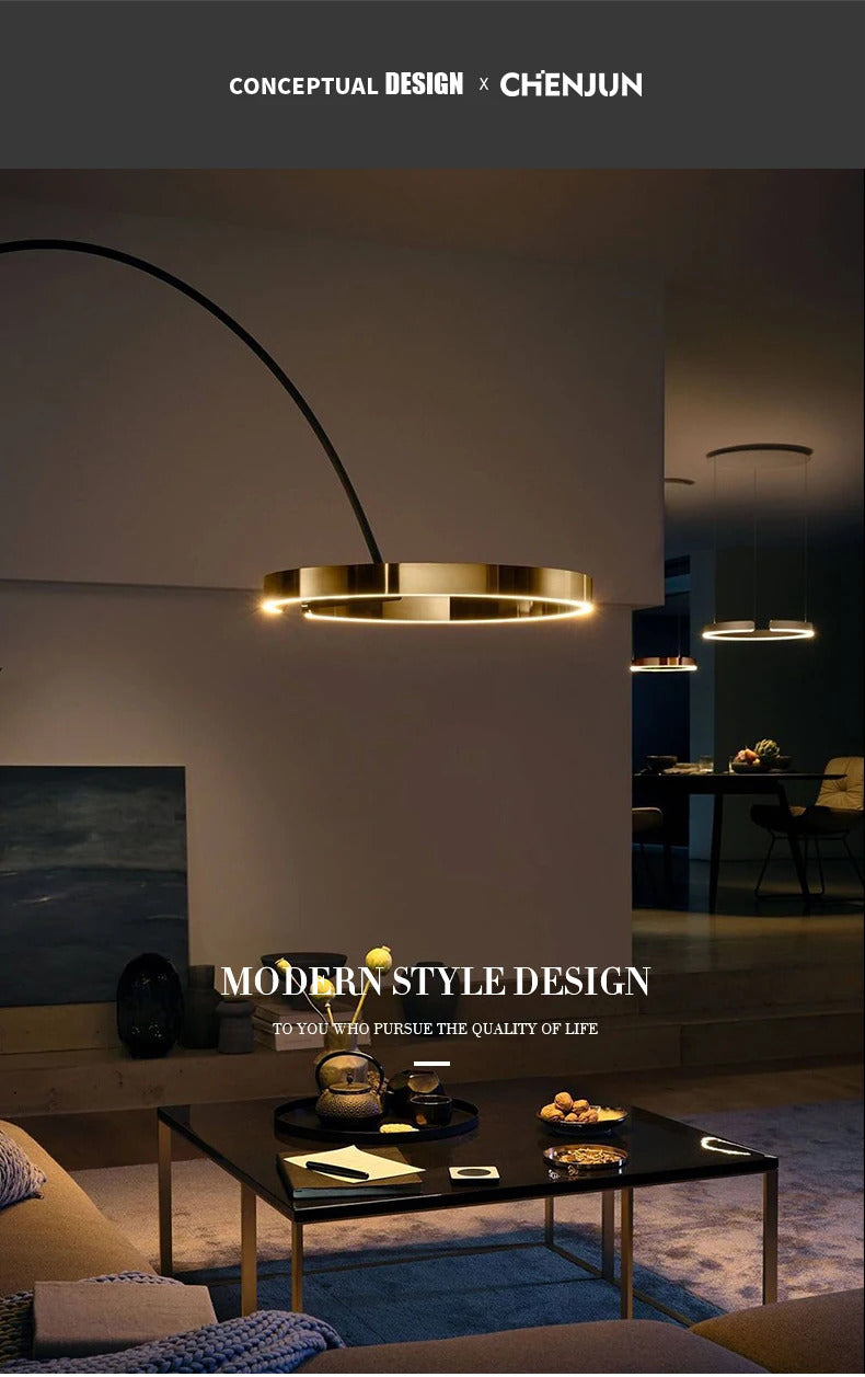 Designer Fishing Floor Lamp Nordic LED Living Room Floor Lamp