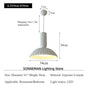 French Gypsum Pendant Light Nordic Designer Restaurant Chandelier