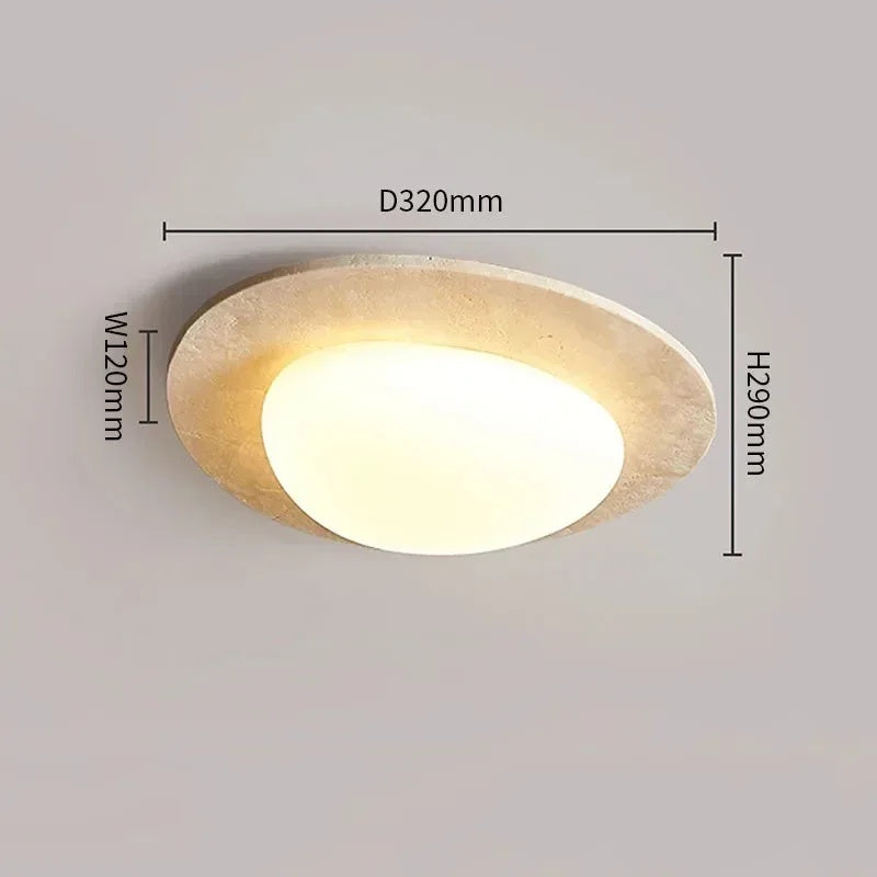 Aurora Stone Ceiling Light