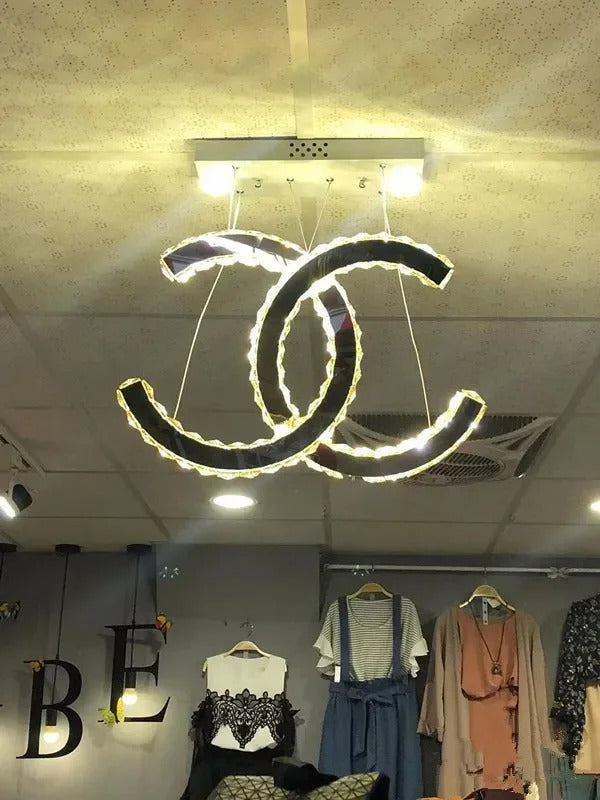 Modern Crystal Chandelier Simple Dining Room Chandelier Home Decoration hanging light fixtures