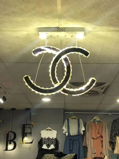 Modern Crystal Chandelier Simple Dining Room Chandelier Home Decoration hanging light fixtures