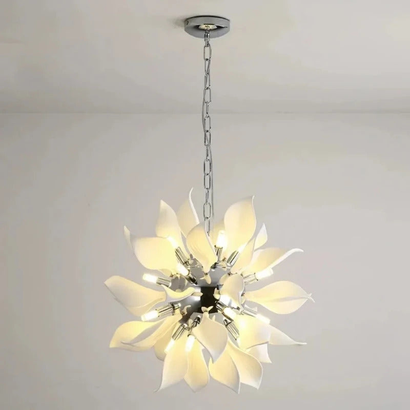 Nordic Petal chandelier Luxury Ceramic Pendant Lamp