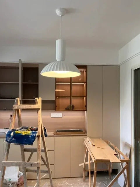 French Gypsum Pendant Light Nordic Designer Restaurant Chandelier