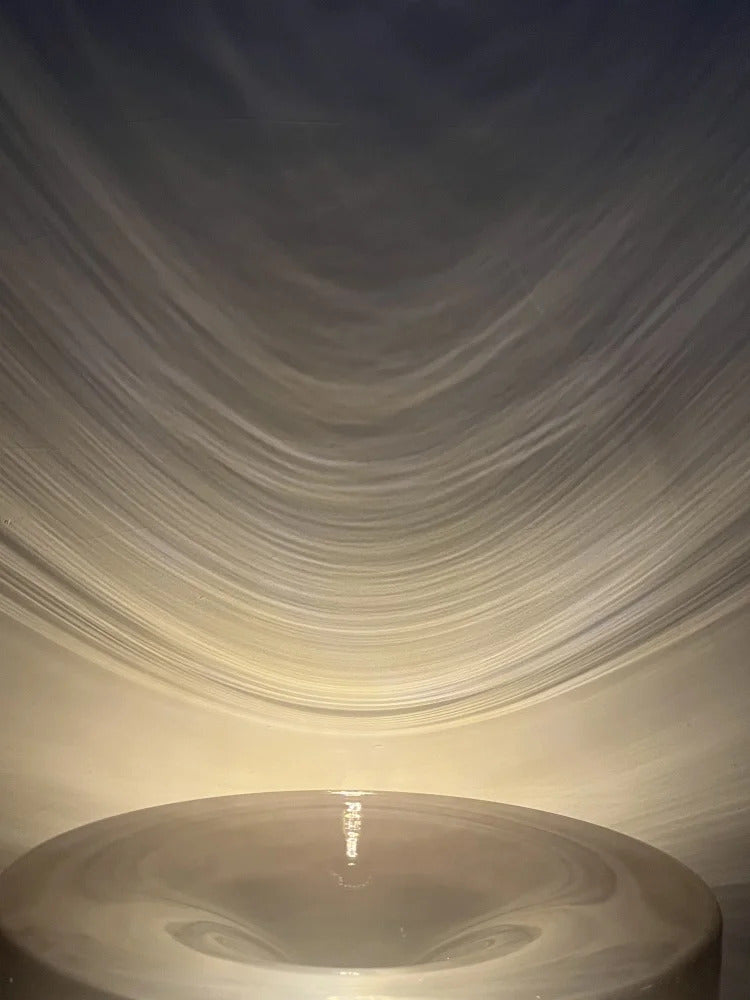 Modern Simple Bedside Table Lamp Nordic Light Luxury Radar Design Model Living Room Bedroom Bedside Light Glass Decorative LED