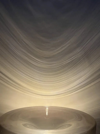 Modern Simple Bedside Table Lamp Nordic Light Luxury Radar Design Model Living Room Bedroom Bedside Light Glass Decorative LED