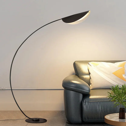 Modern Fishing floor Lamp Creative Black minimalist Living Room corner sofa standing light