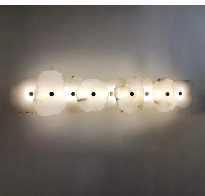 Natural Marble Luxury Wall Lamp Nordic Irregular stone Sconce light