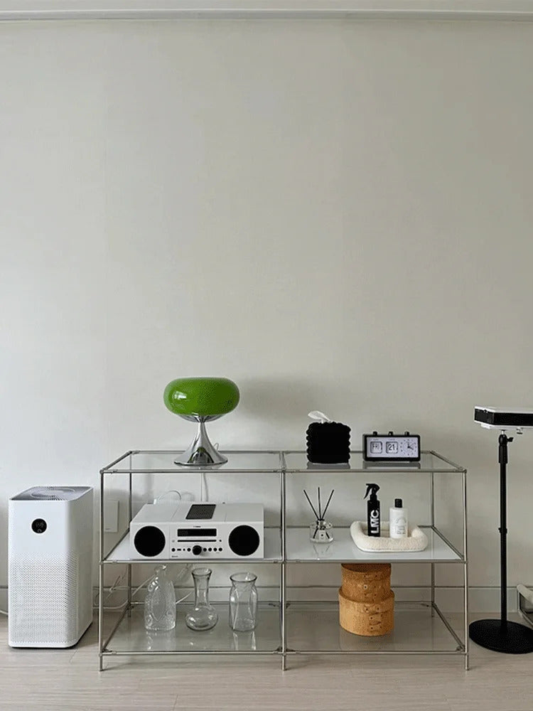 Designer Art Creative Table Lamp Bauhaus Warm Living Room Bedside Lamp LED Table Lamp Glass Decorative Study Reading Desk light