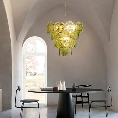 Camisa Murano Chandelier Designer hanging dining room lights