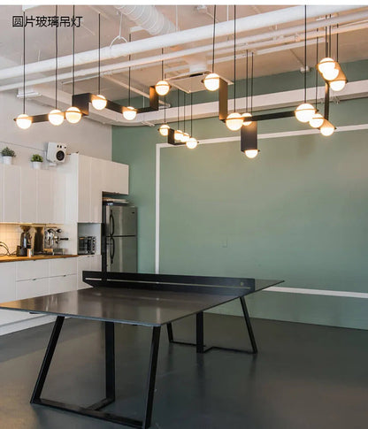 Laurent Collection Nordic glass ball pendant light art led geometric lamp