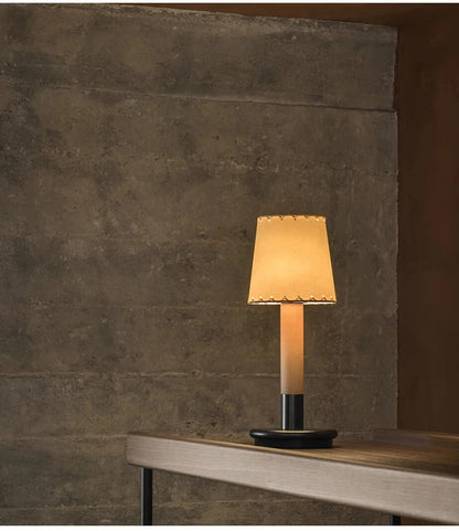 Spanish Creative Retro Nostalgic Rechargeable Table Lights LED Restaurant Bar Counter Bedroom Bedside Fabric Nighting Desk Lamps