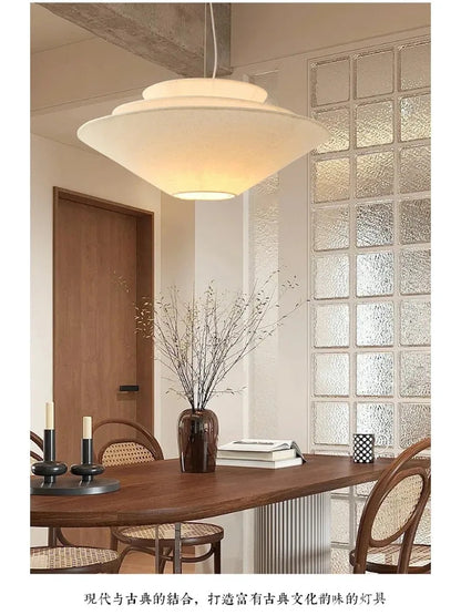 Gull Pendant Light Creative Umbrella Fabric Pendant Lamp