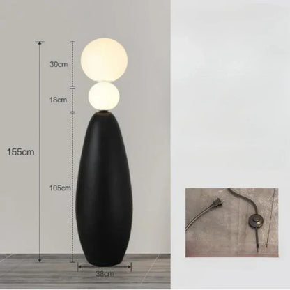 Art Gourd LED Floor Lamp Bedroom Atmosphere Decorative Light