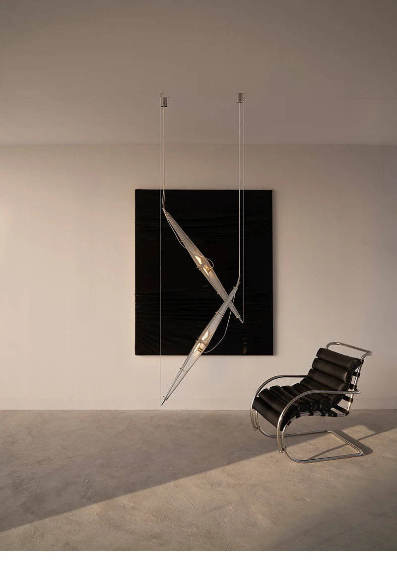 Postmodern pendant lights Designer luxury minimalist glass pendant light